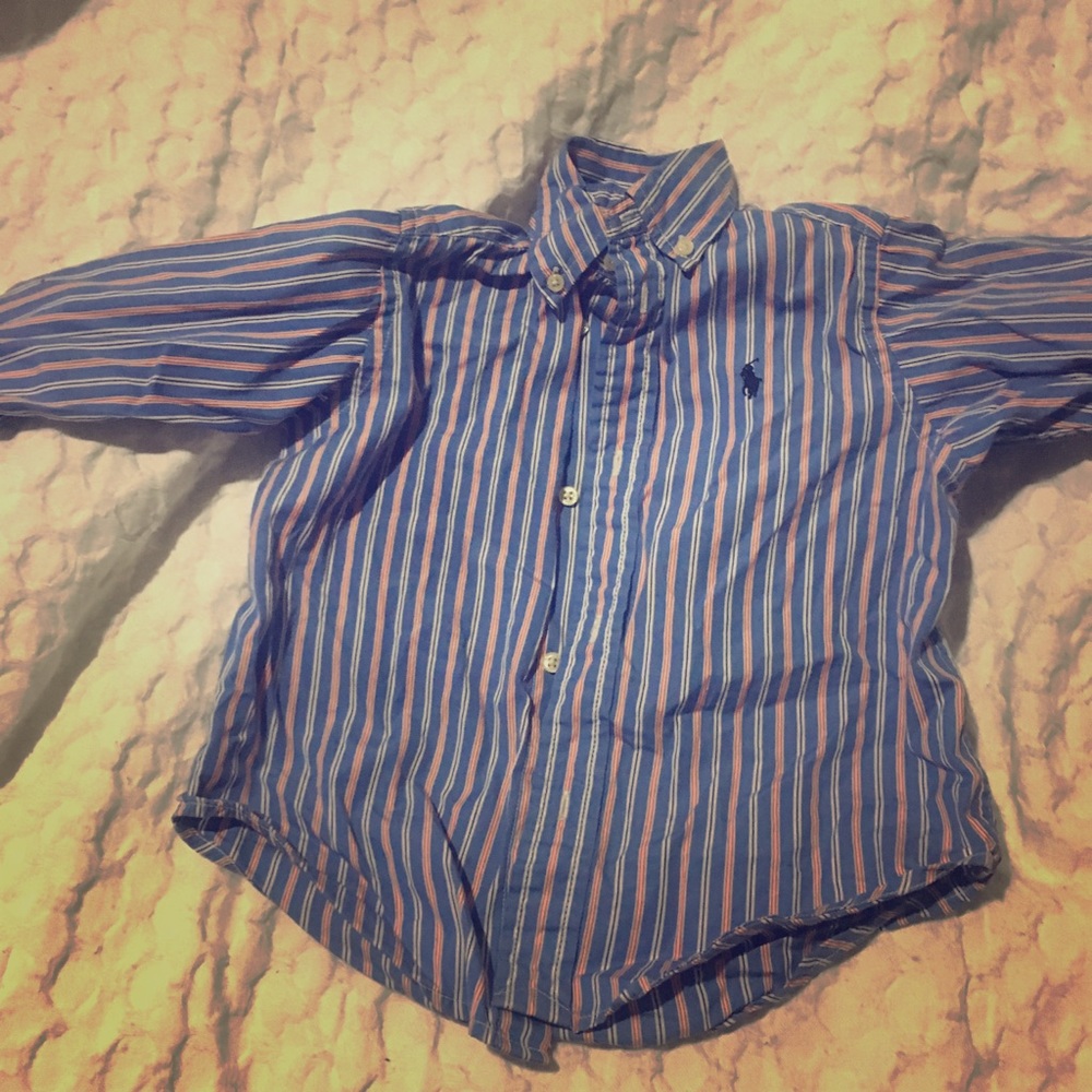 Polo long sleeve button up